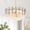 Lustre gradué à 8 lumières avec détails en cristal Goyette