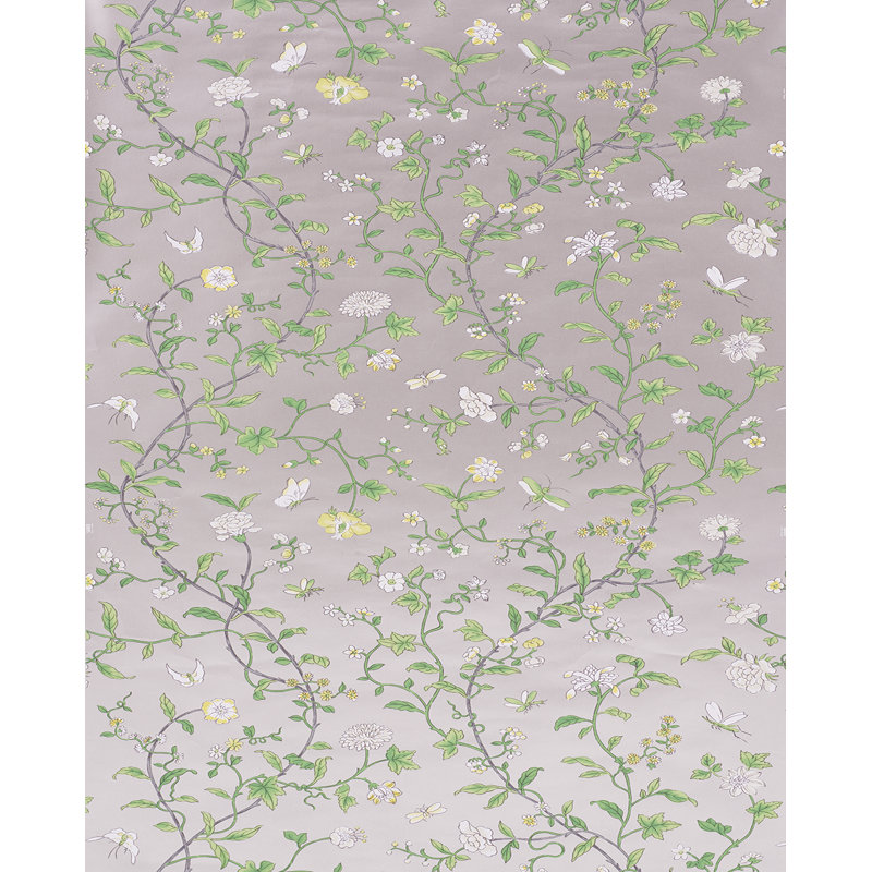 Floraison Wallpaper, Citron Shimmer