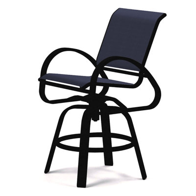 Holna Powder Coated Aluminum Outdoor 26'' Counter Stool