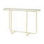 Iberia 112cm Glass Top Console Table