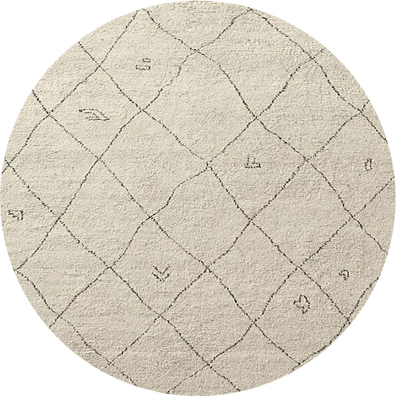 Bouldin Creek Geometric Indoor Rug, Round 7'
