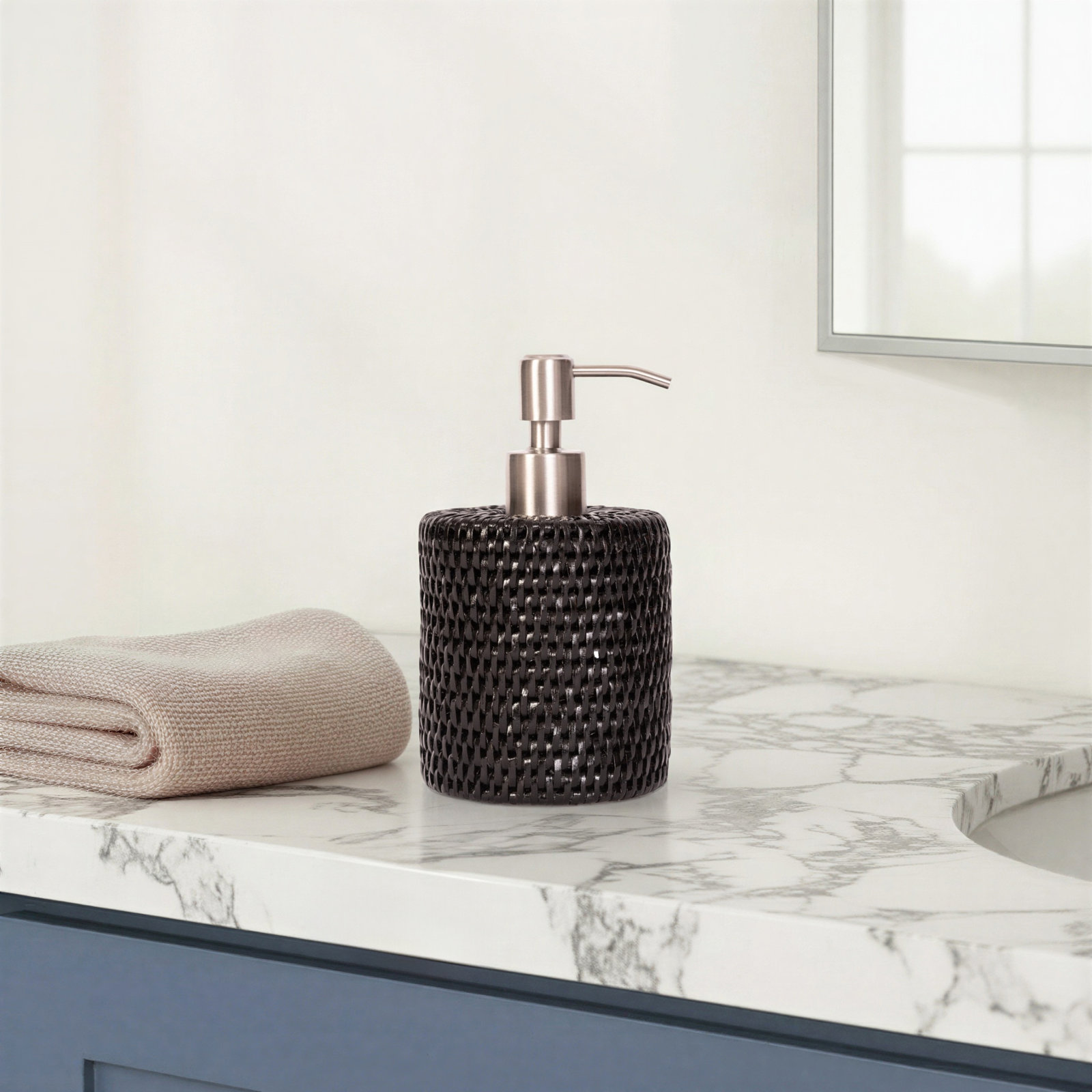 Soap Dispenser, Tudor Black