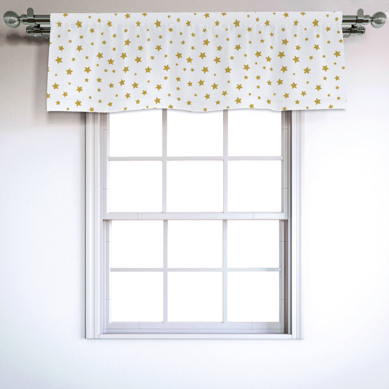 Sateen Ruffled Window Valance