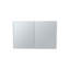 Armoire à pharmacie à double porte H 19,7 "x l 31,5" Bouti, trois tablettes intérieures pour la salle de bain, blanc cuisine-513376986