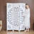 Peony Pattern Room Divider, 3-Panel, Vintage White-833296560-833296561