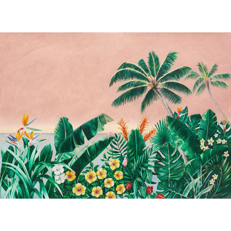 Floral Wallpaper by Melissa Cabrera, Non-Pasted