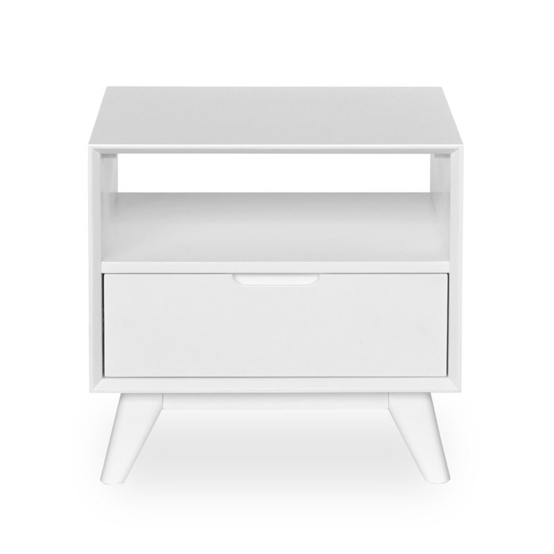 Table de chevet Newark, Blanc