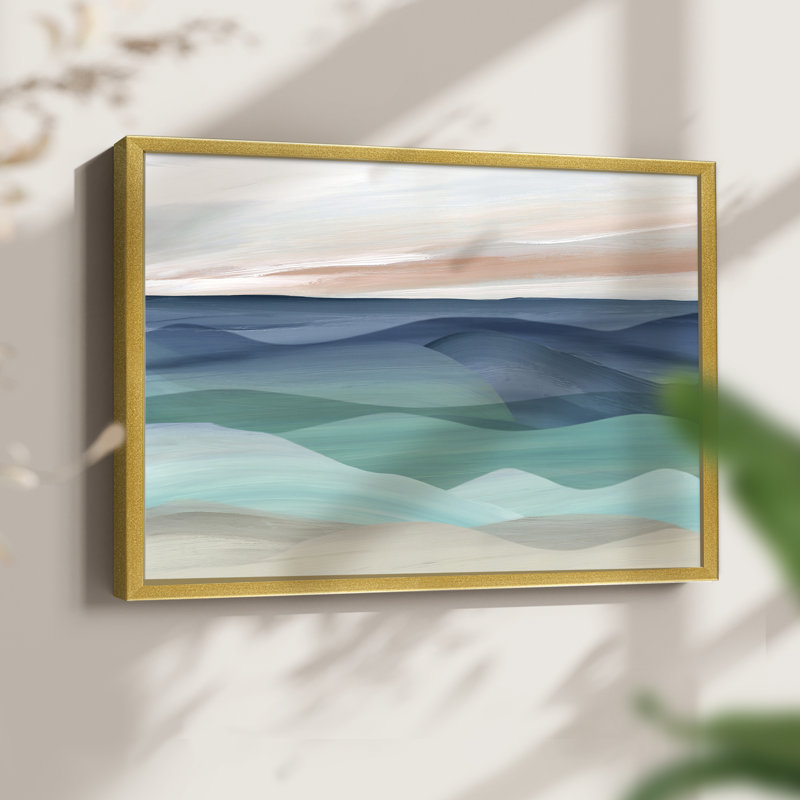 Shifting Seas - Imprimé encadré - Restickable, H 8 po x l 10 po