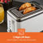 GEEPAS 2 Slice Toaster 7 Browning Levels Cancel Defrost Reheat Removable Crumb Tray 930W Arcus-116984847