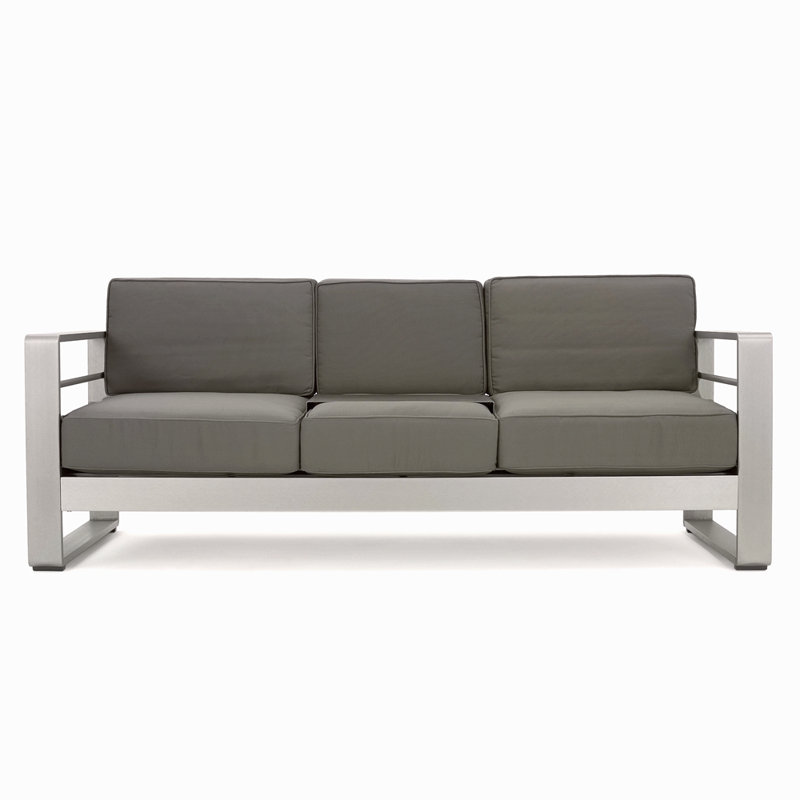 3 Seater Sofa With Metal Tray