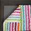 Alisbha Striped Chunky Bobble Bath Mat-20103284
