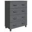 Ebern Designs Solid Pine Wood Sideboard-1122058051