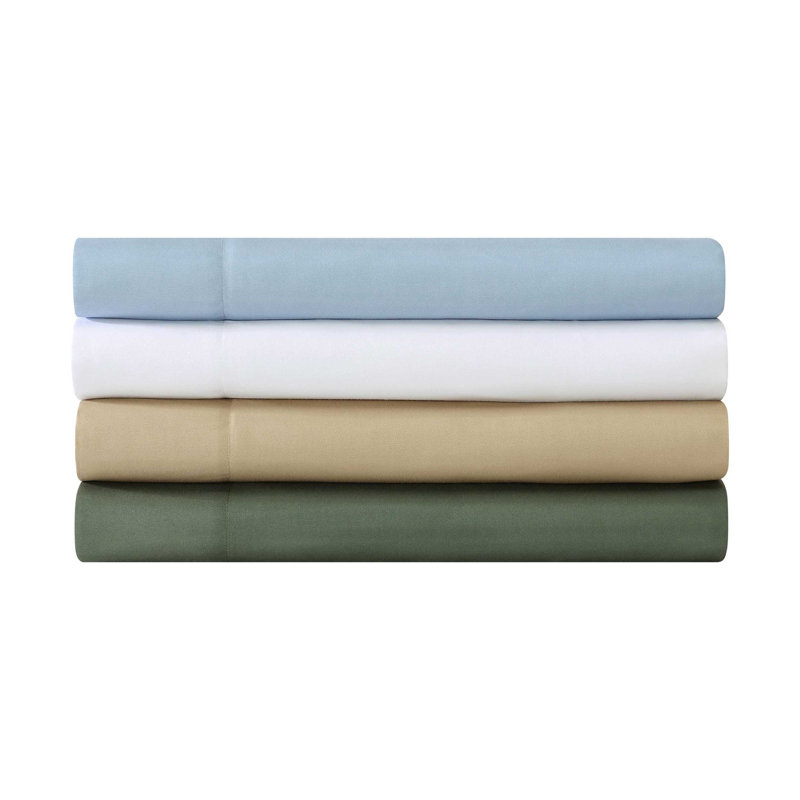 Eddie Bauer Logan Temperature Regulating Bonus Sheet Set, Green, Full Sheet Set with 2 Pillowcases