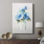 Fleurs vichy bleues II - Cavas enveloppés de galerie-93889067