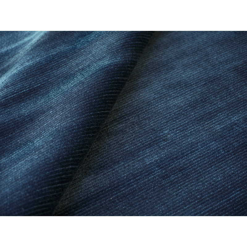 Pavia Modern Handmade Silky Nylon, Navy Area Rug, Rectangle 12' x 15'