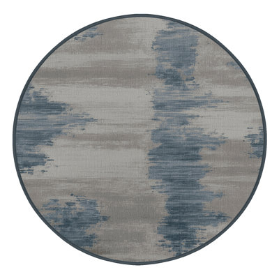 Tapis abstrait gris lavable à la machine