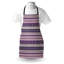 Bungalow Rose Aztec Apron Unisex Purple Art Tribal Triangles Adult Size Multicolor