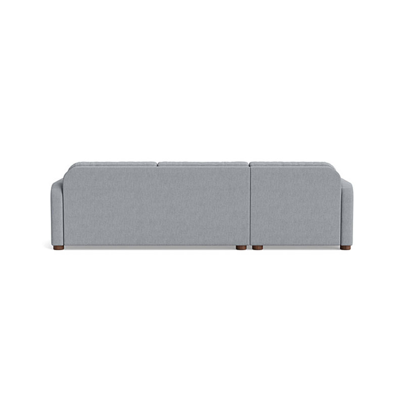 Archie Sofa with Chaise (105"), Chaise on Left, Performance Weave - Zinc