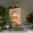 3-Tier Cascading Outdoor Water Fountain with Planter and Built-In LED Lights – Decorative Garden or Patio Feature-190328791