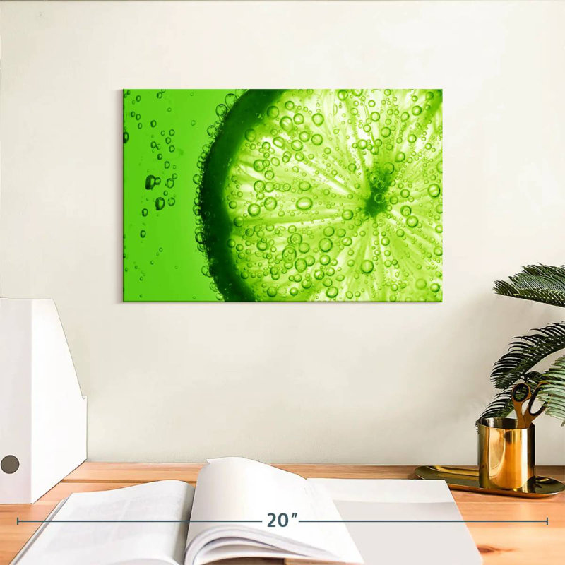 Yarlin Lime Slice, 8" H x 12" W