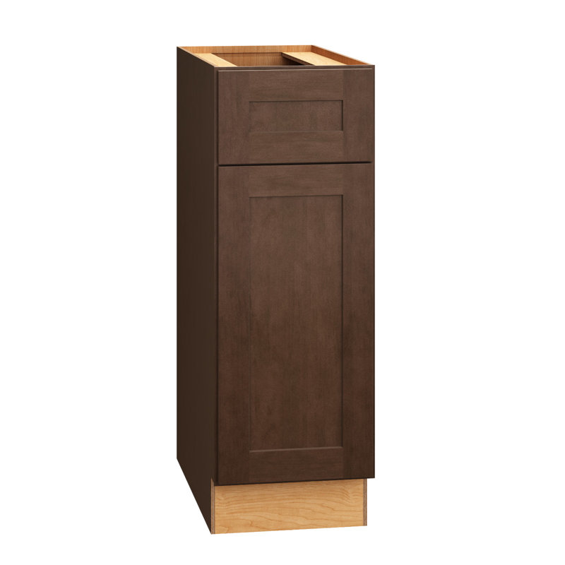 Dwelling Livingston 12" W X 34.5" H X 24" D Fully Assembled 1-Door Base Cabinet With Drawer And Adjustable Shelf