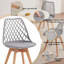Dining Chairs - Nordic Style Dining Chair - Mesh Backrest - Solid Wood Legs-1958533017-1956994511