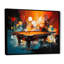 «Billard Vibrant Break II», reproduction sur toile-91498669-91498667
