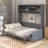 Queen Size Murphy Bed With Sofa-445612609