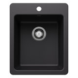 Liven SILGRANIT 17" L x 20.5 W" Drop-In/Undermount Bar Sink