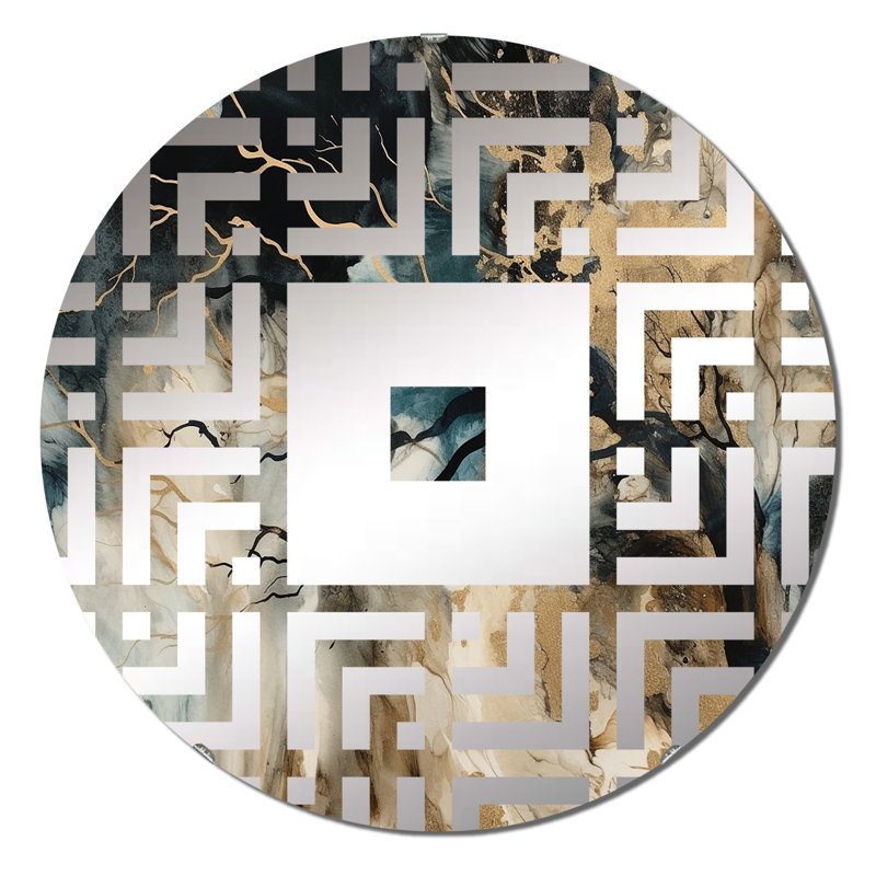 Dolcater - Miroir mural carré, 23,6 po x 23,6 po