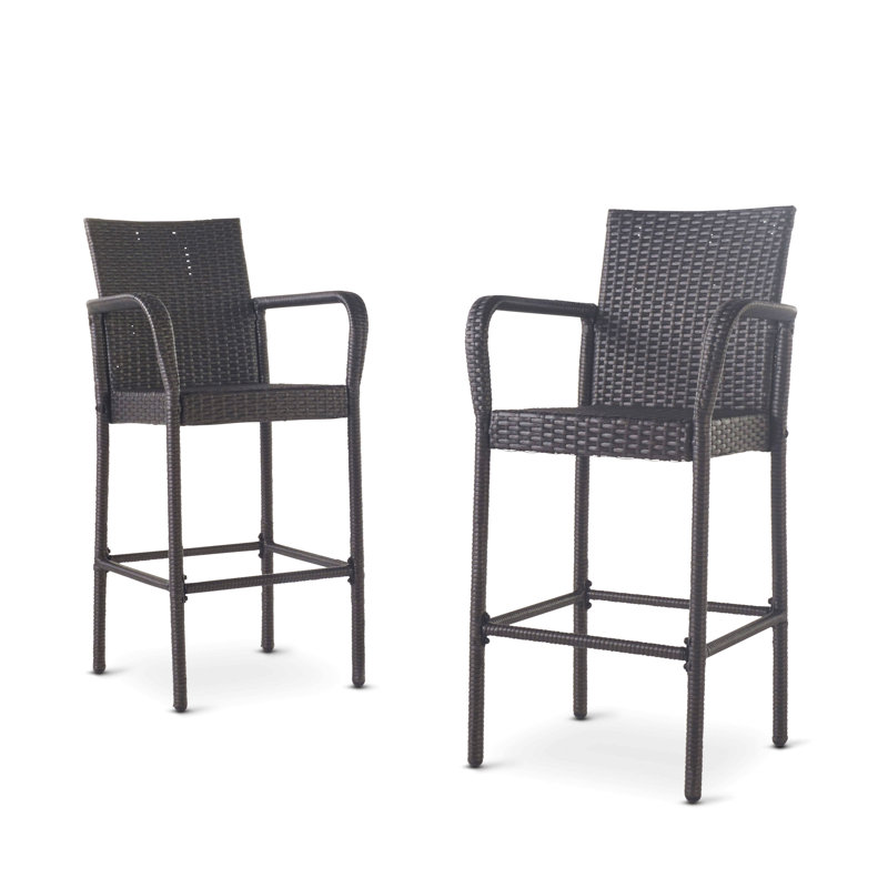 Tabouret de bar Littleton, Gris