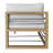 Ojeda 4-Piece Aluminum Outdoor Sectional Sunbed-89124864