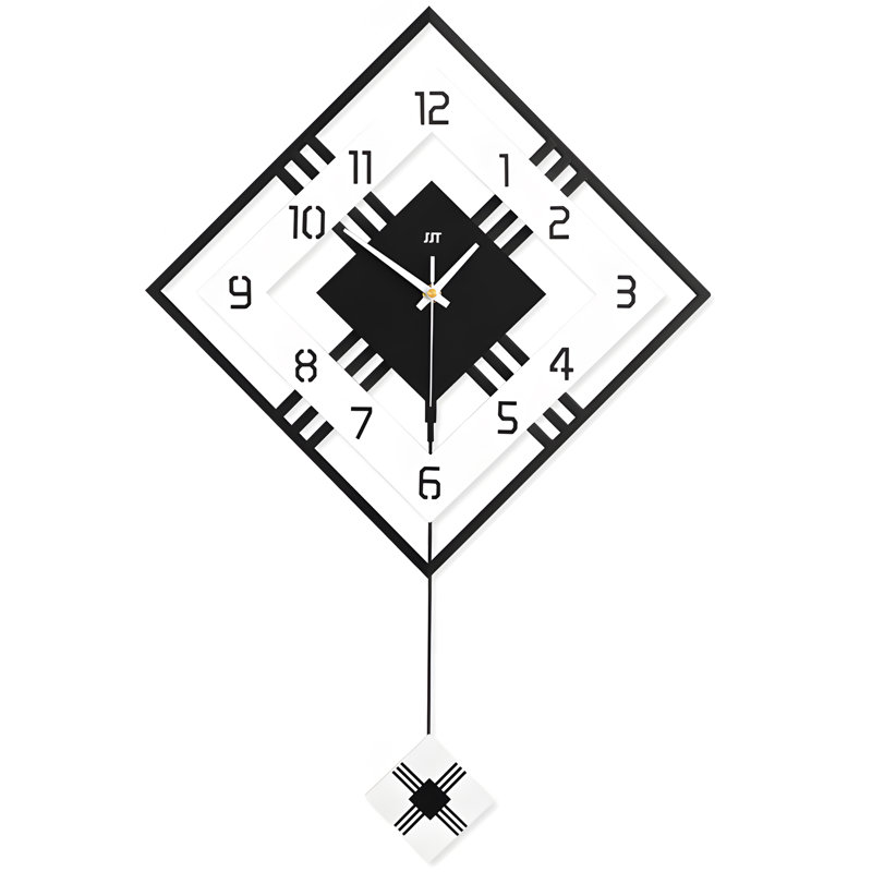 Horloge murale décorative à piles 26 po