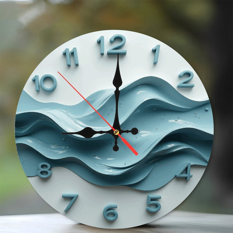 Horloge artistique léopard