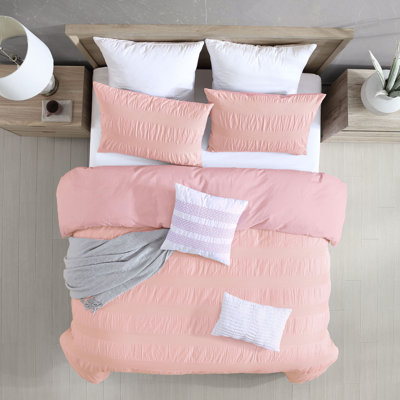 Moselle 100% Cotton Seersucker Duvet Cover Set