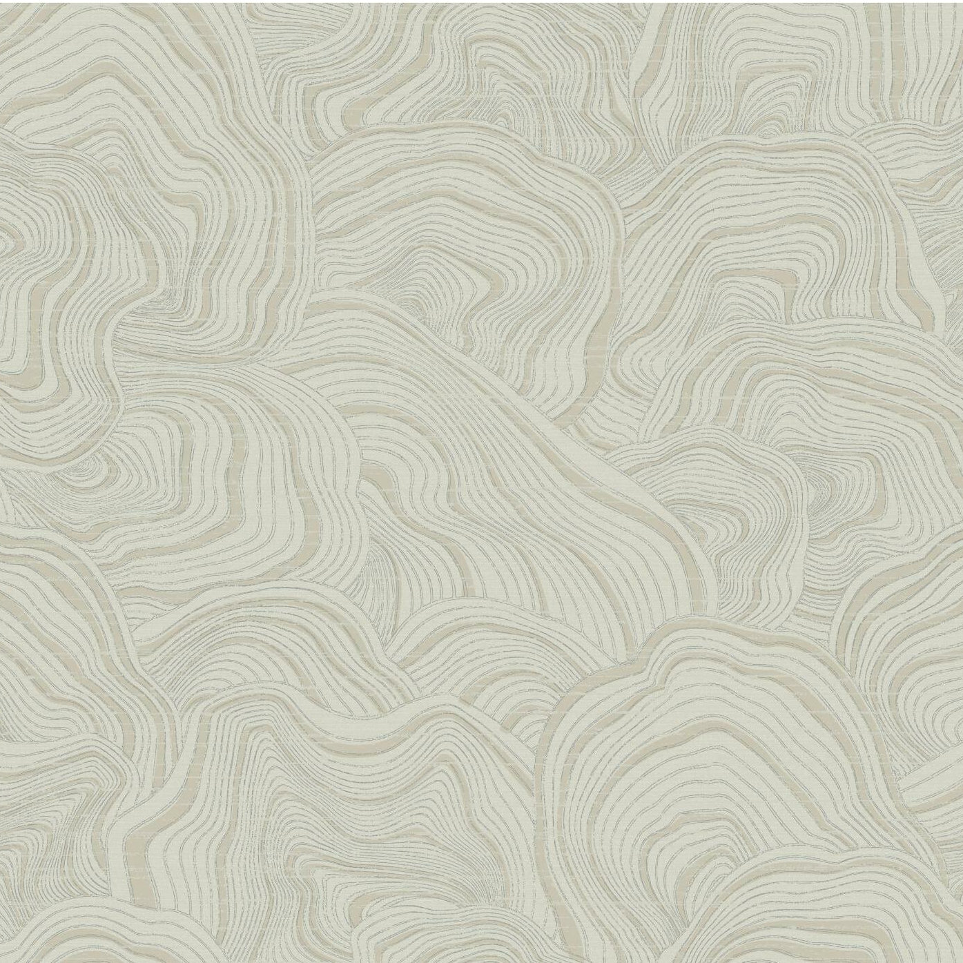 Nessa Abstract Wallpaper, Taupe