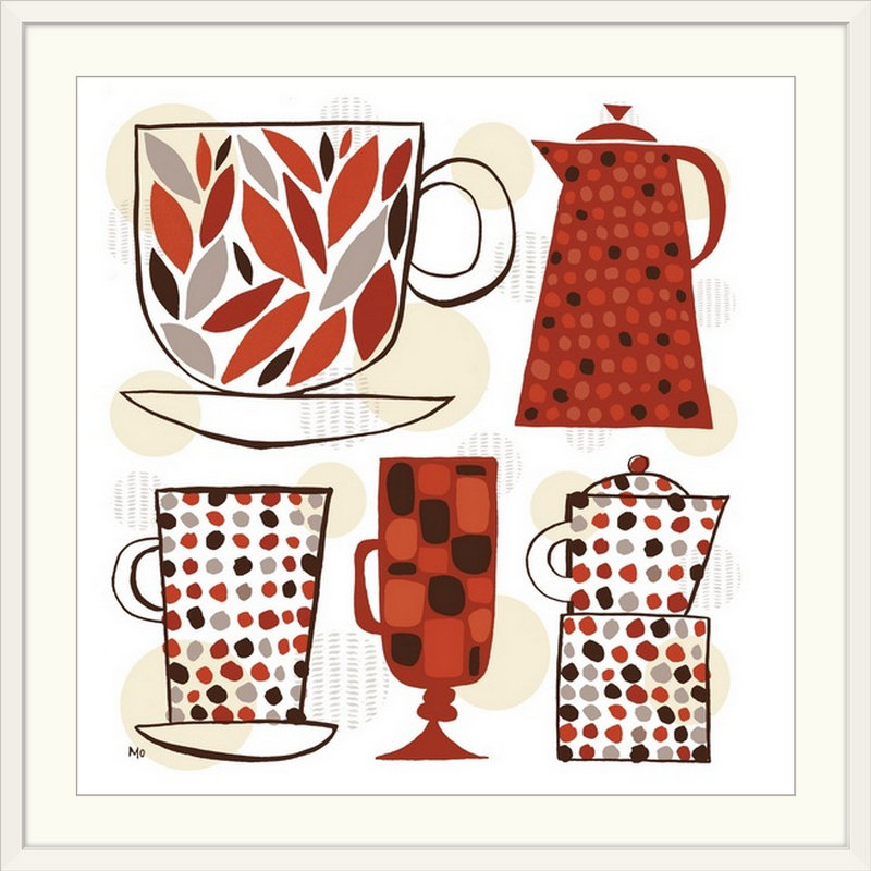 « i » par michael mullan, impression Spotted Kitchen, H 30 po x l 30 po x P 1,5 po, Toile