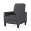 Chaise à dossier poussoir en tissu fumé pour une décoration intérieure élégante-149293893