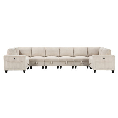 8-Piece Modular Sectional With Storage Seats