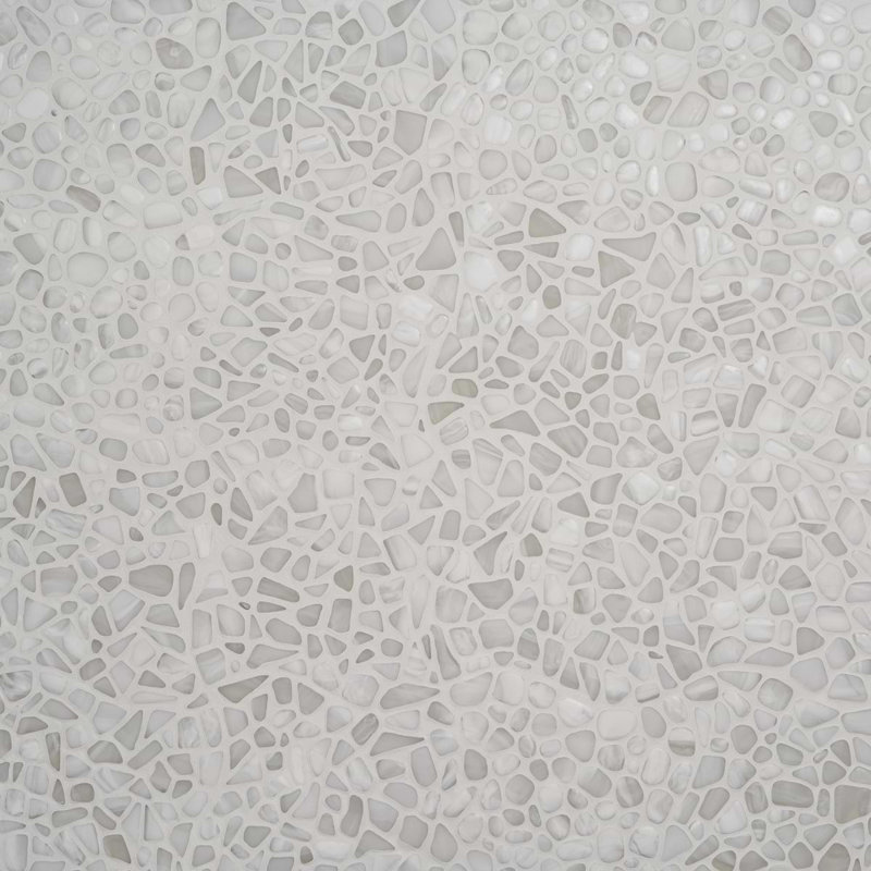 Riverglass 12x12 Frosted Glass Mosaic Tile