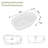 Freestanding Soaking Acrylic Bathtub with Pop Up Drain and Overflow Hole-125397132-125397135