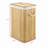 Bamboo Laundry Hamper with Handles-29400814