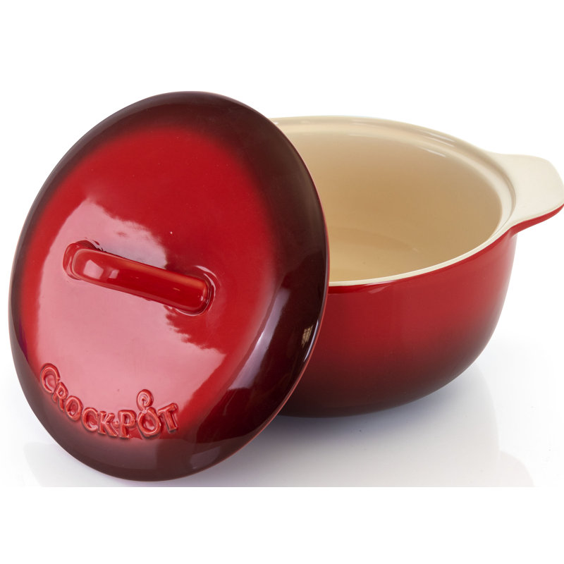 Crock-Pot 2.3 Qt.Stoneware Round Casserole with Lid