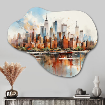 Art mural en métal Khadijah - City New York