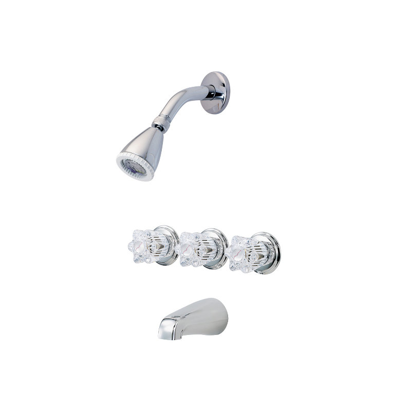 Robinet de baignoire et douche à double fonction avec poignée de levier general
