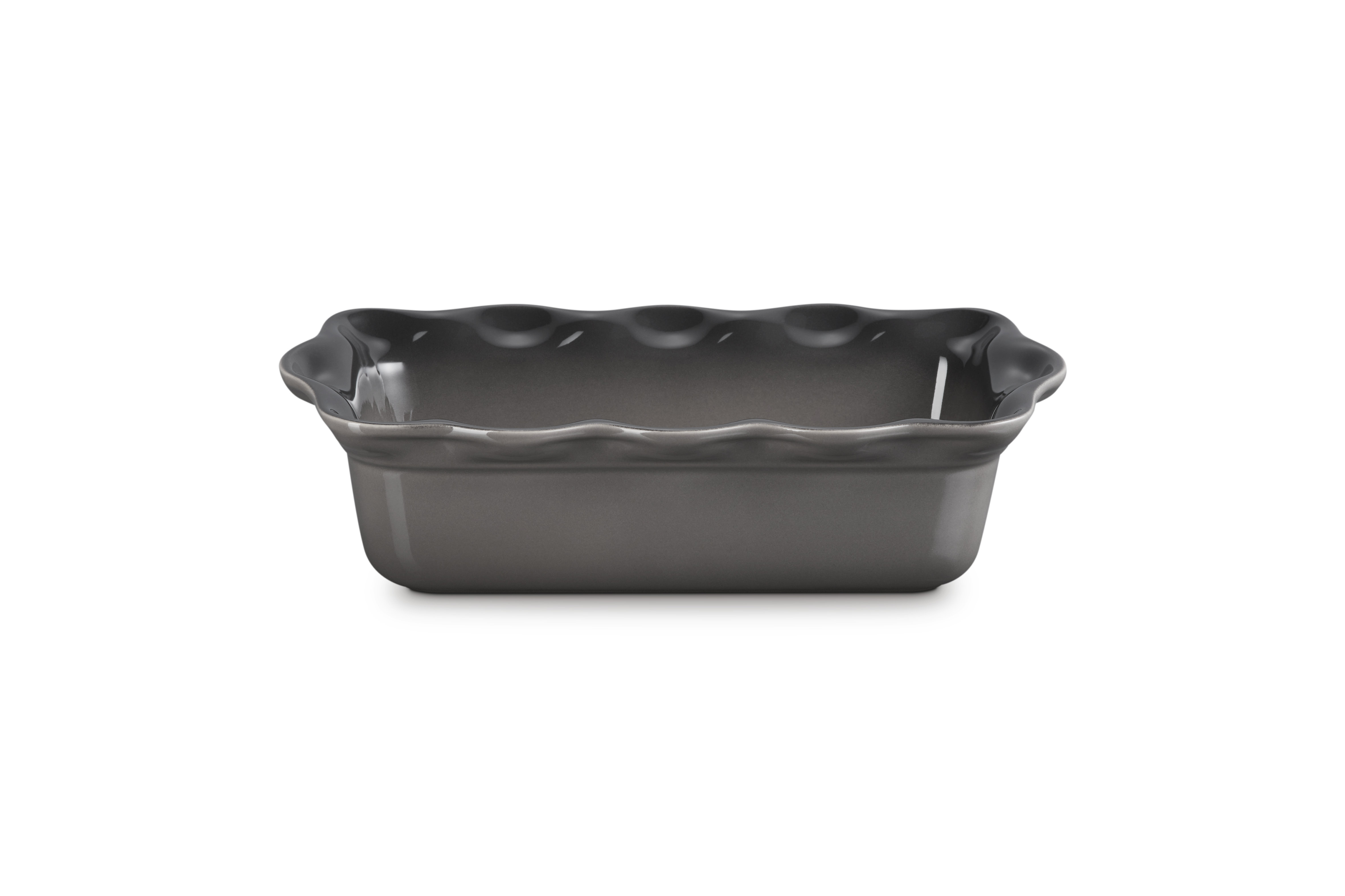 Le Creuset Stoneware Heritage Pie Dish & Fluted Loaf Pan, 9 In. Each, Oyster - Gray