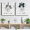 Joy Joy Ornament - ensemble de 2 reproductions d'art texturé sur toile tendue