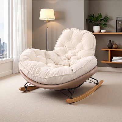Kimbro Modern Indoor Detachable Upholstered Rocking Chair by Corrigan Studio