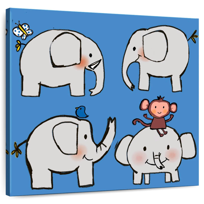 Ellie et ses amis, H 10 po x l 10 po