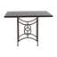 Superstone 42" Square Dining Table with Hole